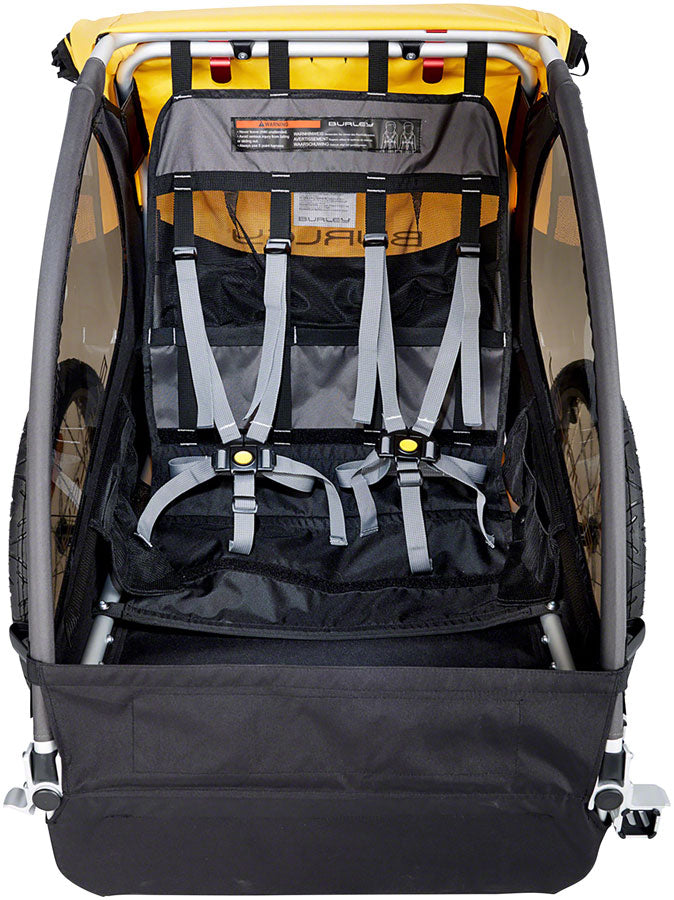 Burley Bee Child Trailer - Double, Yellow