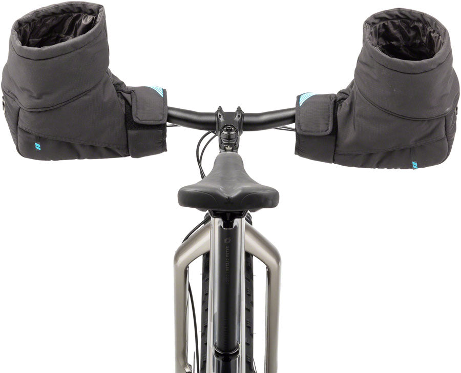 45NRTH Cobrafist Pogies - Flat Bar, Black, One Size
