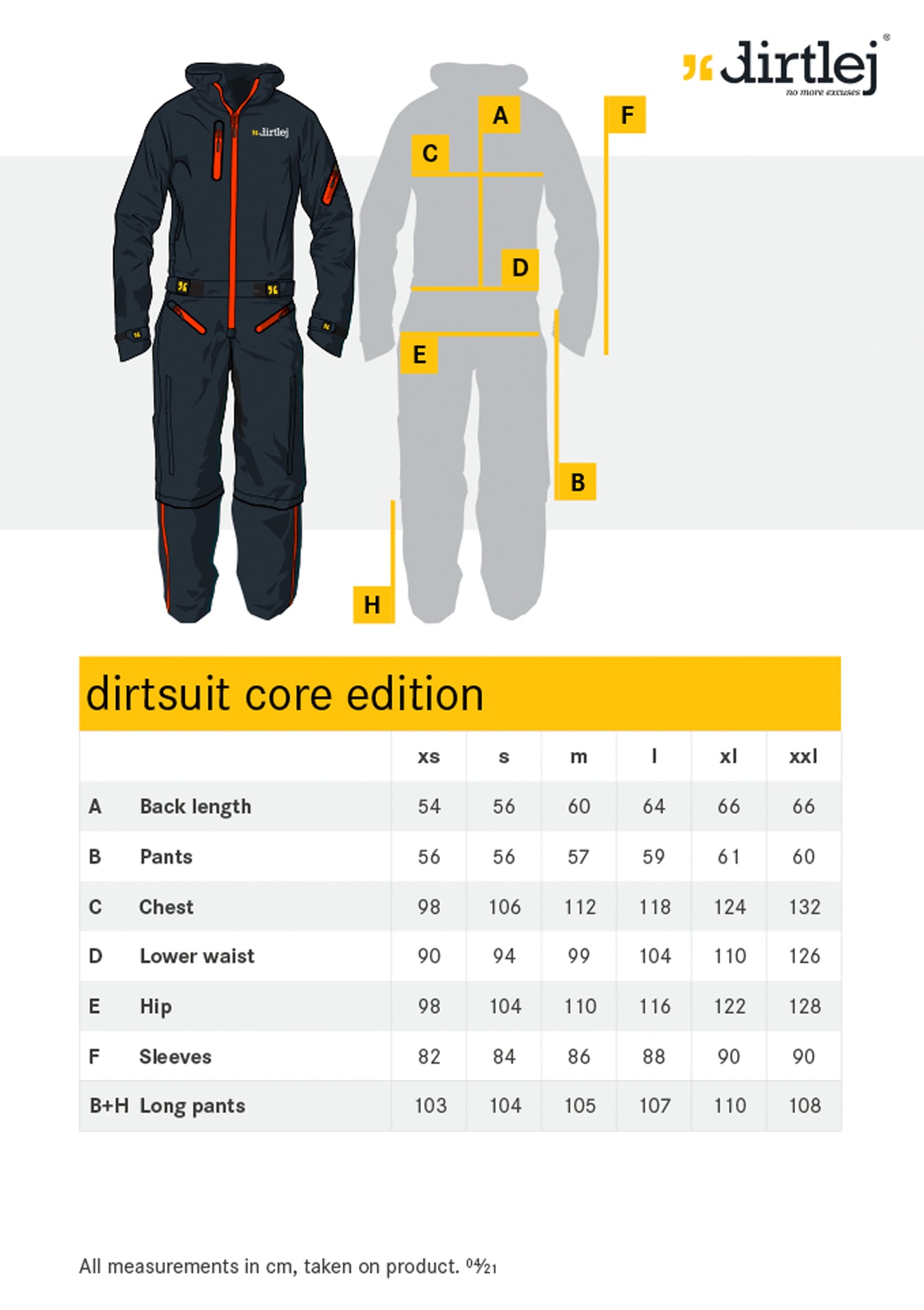 DIRTLEJ Dirt Suit Core Edition